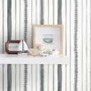 Timeet Peel and Stick Wallpaper Grey and White Contact Paper Geometric Stripes Wallpaper Self-Adhesive Removable Wallpaper for Bedroom Living Room Wall Decor 17.3393.7 (Gray)
