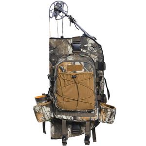 VOTAGOO Hunting Backpack with Compound Bow Holder Saddle Camo Bag Camouflage Pack for Hunter Archery, One Size