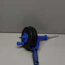 Drain Auger, Clog Remover with Drill Adapter, 25 Feet Flexible Plumbing Snake Use Manually or Powered for Kitchen, Bathroom and Shower Sink, Comes with Gloves (blue)