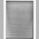 HVAC Premium 22" x 32" Cube Core Eggcrate Return Air Filter Grille for 1" Filter - Aluminum - White [Outer Dimensions: 24.5" x 34.5"]