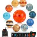 Solar System Stress Ball for Kids and Adult 11 Piece, with mesh Storing Bag, Anti Stress Solar Planets Balls (Planet Balls)
