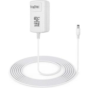 30W Power Cord Adapter Replacement for Echo Show 8 3rd Gen., Show 10 3rd Gen., Show 15, Show 21, Echo 3rd/4th Gen. - White Wall Charger Cable, 5ft