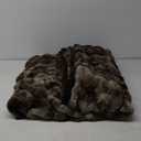 BENVWE Fluffy Faux Fur Throw Blanket for Couch, Soft Plush Thick Cozy Fuzzy Luxury Minky Bubble Blanket for Home Living Room Decor Gift for Women, Tie-dye Coffee, 50" x 60", 1100GSM