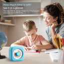 Rainbow Visual Timer for Kids, 60 Minute Silent Countdown Clock with Color Disk, Time Management Tool for ADHD, Classroom, Kitchen, Office, Study, Pomodoro