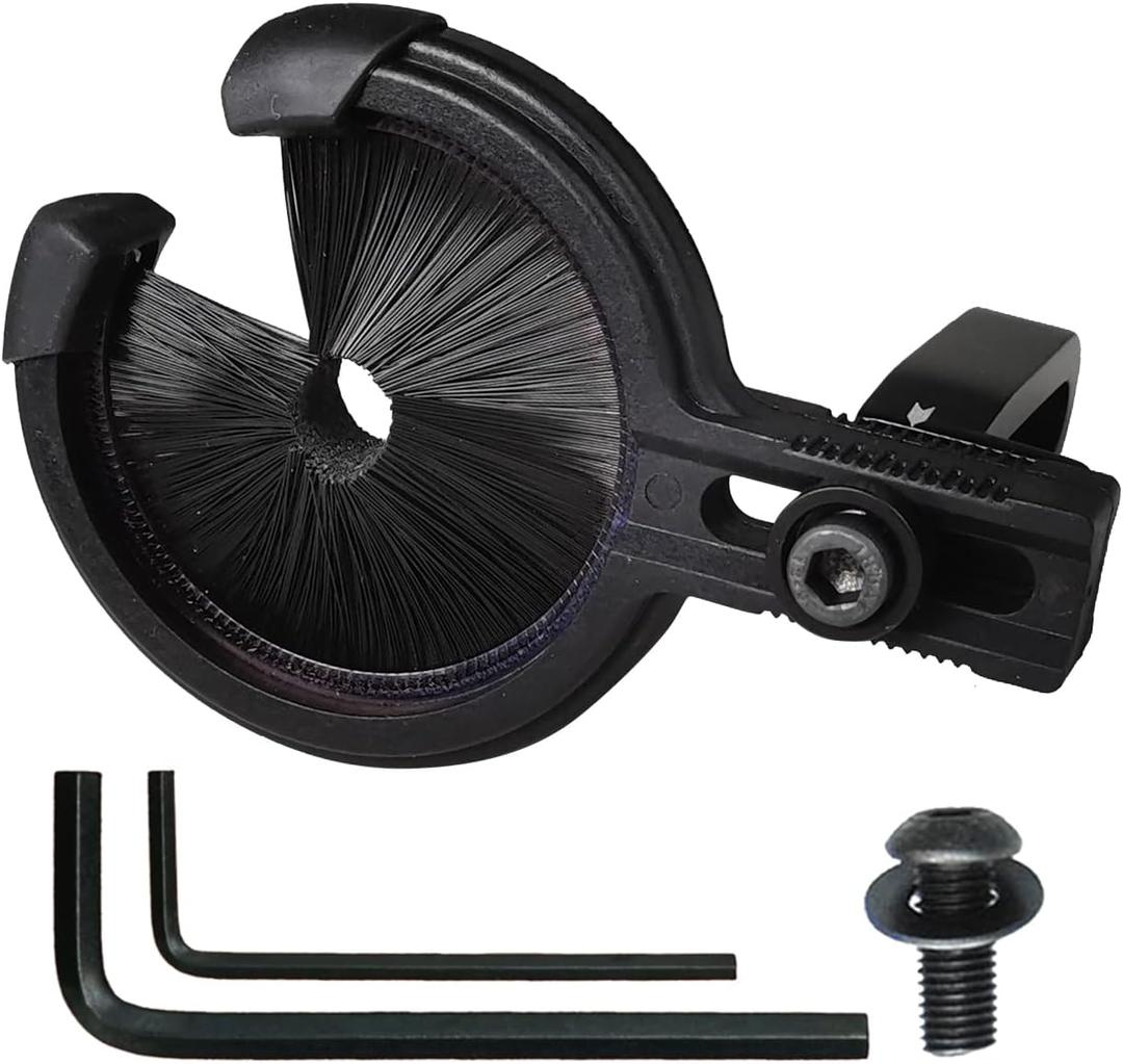 THREE ARCHERS Archery Arrow Rest Brush Capture Arrow Rest for Compound & Recurve Bow Hunting Whisker Arrows Stand Targeting & Hunting Accessories