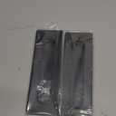 Malimali 7 Inch Large Recessed Finger Flush Pulls for Barn Door Pocket Door, Heavy Duty Sliding Closet Door Handle, Matte Black Stainless Steel Rectangular Door Pulls Hardware(2 Pack)