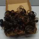 Curly Wigs for Black Women Soft Honey Blonde Short Curly Wig with Bangs Afro Loose Curls Wig for African American Women