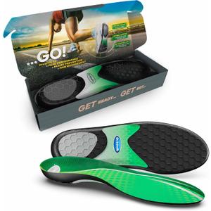 Dr. Scholl's Performance Sized to Fit Running Insoles for Men & Women, Women's 7.5-8 / Men's 6.5-7 Sized to Fit Insole, 1 Count