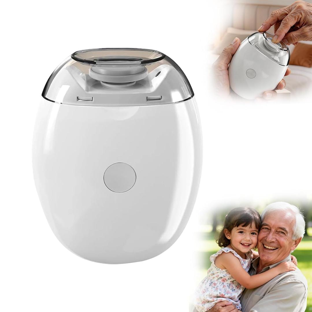 Electric Nail Clipper Automatic Nail Clipper Universal Automatic Fingernail Grinder with Built-in LED Light 3-Speed Cordless Nail Grinder Cutter Trimming Ideal for Seniors, Kids and Adults