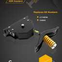 Spare Tire Hoist, Spare Tire Winch Carrier, Compatible with RVs Trailers Trucks Motorhomes, Spare Tyre Holder with Offset Cable, Spare Wheel Towing Winch, Spare Tire Lift Assembly, LC159056, 159056