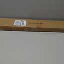 No Drill Cordless Vinyl Mini Blinds,White,30.5" W x 64" H