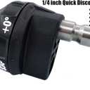 RIDGE WASHER Pressure Washer Nozzle, 6-in-1 Quick Changeover, 4000 PSI, 1/4 Inch Quick Connect