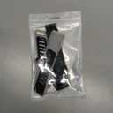 Vanet 2 Pack Sport Bands Compatible with Whoop 5.0 Bands Peak, MG Life & One, Silicone Breathable Waterproof Wirstbands Soft Adjustable Replacement Straps for Men Women [NOT for Gen 4] (Black/Gray+Gray/Black)