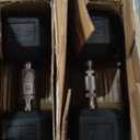 CAP Barbell 45 LB Rubber Coated Hex Dumbbell Hand Weight - Pair | Chrome Handle