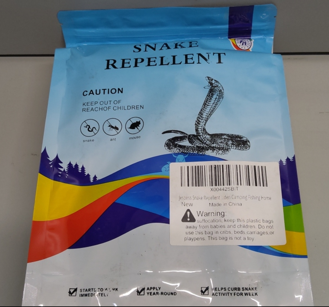 Snake Repellent for Yard, Powerful Snake Away Repellent Pet Safe, Natural Snake Repellent for Outdoors Indoor Yard Lawn Garden Camping, 2Pack