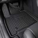 Floor Mats for Hyundai Santa Fe 2024-2026, All Weather Floor Mats Trunk Cargo Liner with Backrest Protectors Accessories, Full Coverage Set (Fit 6/7 Seats)