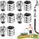 2026 New Stainless Steel Garden Hose Quick Connect Fittings Set, 3/4 Inch GHT Water Hose Quick Connect Fittings, Heavy Duty Quick Release Connector For Hoses And Sprayers (5*Pcs)