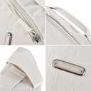 Men'S And Women'S Universal Crossbody Bag, Made Of Nylon, Casual Crossbody Bag, Suitable For Camping And Traveling (Khaki color)