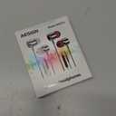 2 Pack Wired Earbuds with Microphone, In-Ear Headphones Wired with Noise Blocking &Volume Control, Premium Sound& Lightweight Corded Earphones for Laptops, Tablets, MP3 & Most 3.5mm Interface Devices