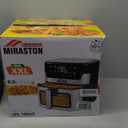 8.5QT Air Fryer, Nonstick Square Basket Family Size Digital Air Fryers, Smart Touchscreen with 8-Preset, Air Frying, Reheat Leftovers, Party Food, Fast Cooking, Dishwasher-Safe, for Kitchen (8.5 QT/8L, Black (Touchscreen Series))