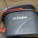 O-Cedar RinseClean Spin Mop & Bucket System + 2 Extra Mop Heads | Clean with Water | Removes 99% of Bacteria