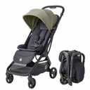 Ergobaby Metro 3 Baby Stroller for Newborns, Infants, and Toddlers - Travel Stroller with One-Hand Fold, Near-Flat Recline, Adjustable Handlebar - Soft Olive