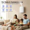 Waterless Essential Oil Diffuser - 3000 Sq.Ft Coverage, Whole-House Scent Diffuser Machine for Aromatherapy, 400ml Capacity, App Control Cold Air Oil Diffusers for Home Hotel Large Room Office Gifts