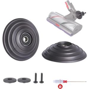 Ball Wheel for 100W High Torque Cleaner Head Compatible with Dyson V10 V11 V15 No. 970100-05 Vacuum Cleaner, V-Ball Wheel Replacement Parts, Ball Wheels with Screwdriver Set, Upgraded Matte Finished
