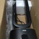 ASZ Tower Space Heater Bladeless with Thermostat- Oscillating Digital Ceramic Heaters for Indoor Home with Adjustable Thermostat, Timer and Remote Control, 32 Inches, 1500W (Black)