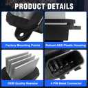 973-098 AC Blower Motor Resistor Fit for Suzuki Equator 2009-2012, for Nissan Frontier 2008-2019,Armada 2005-2010,Xterra,Titan,Quest,Pathfinder,for Infiniti QX56 271515Z000,27151ZM70A