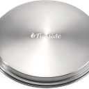 TURBRO Fireside Pluto R19 Lid, 19 in. 304 Stainless Steel Fire Pit Accessories for Outdoor Fire Pits and Camping Accessories