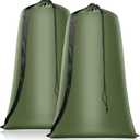 Heavy Duty Laundry Bag 2 Pack XL Nylon Laundry Bags with Straps, Washable Large Dirty Clothes Organizer with Drawstring Closure, Travel Washing Bag Fit a Laundry Hamper or Basket