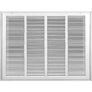 Return Air Filter Grille for 24x18 Duct Opening, Steel Return Air Grille with Removable Door for 1-Inch Filters, HVAC Vent Cover Grill for Sidewall/Ceiling, Outer Dimensions: 26 5/8"Wx20 5/8"H