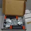 SPACEKEEPER Workbench Casters kit 720 Lbs Retractable Casters Heavy Duty Bench Caster Wheels Side Mounted Retractable Workbench Wheels Designed for Workbenches Machinery & Tables, 4 Pack