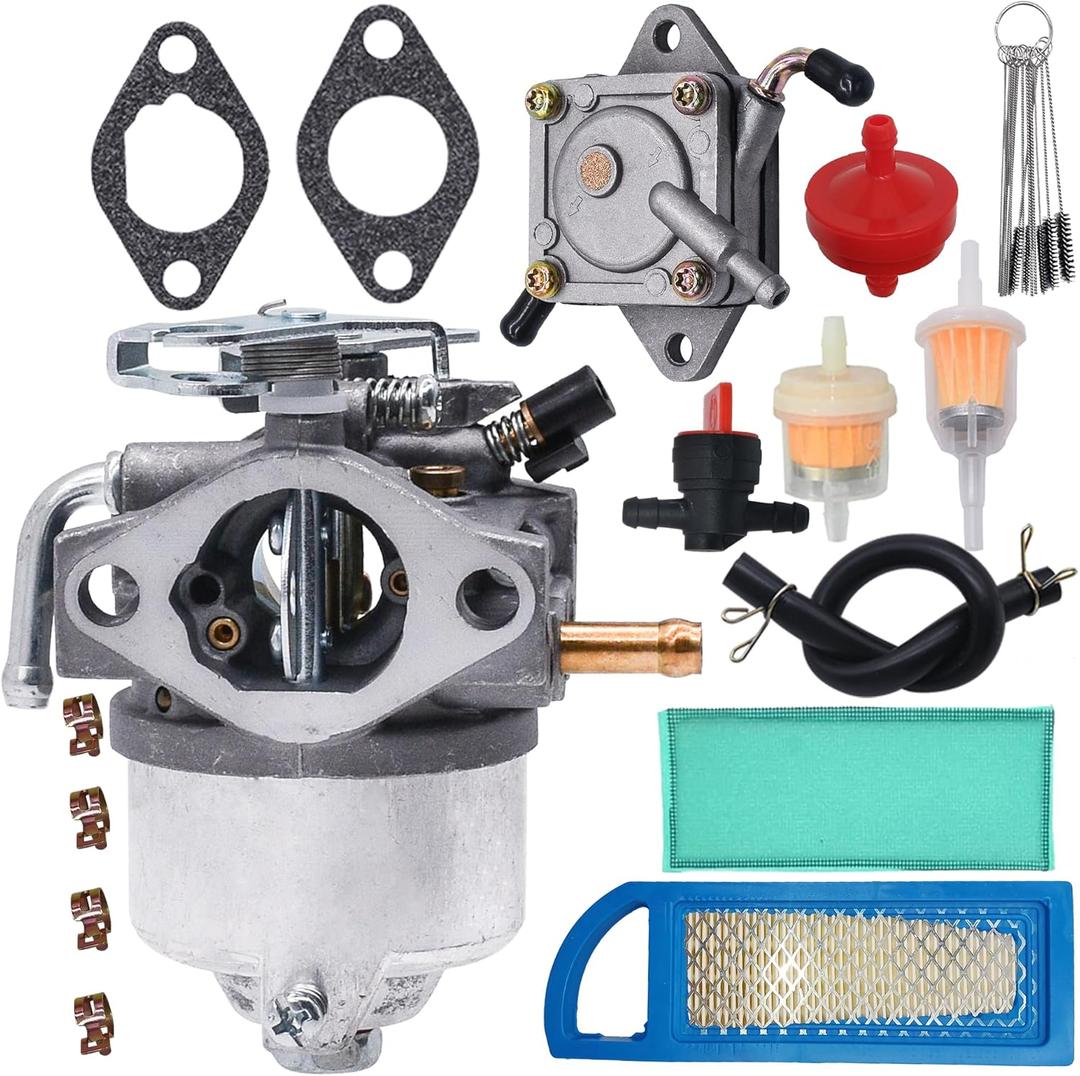 Lanigram AM122006 Carburetor Fit for John Deere AM18740 AM121391 Gator 6X4 Worksite PC2387 32429 32256 32414 32429 Replace for Gator 4x2 Carburetor.With Air Filter and Fuel Pump