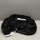 IFNOW Sherpa Wearable Blanket with Sleeves for Women Men Adults, Christmas Birthday Gifts for Women Mom Wife, Cozy Wearable Blanket with Arm and Pocket, Warm Full Body TV Wrap Throw Blanket, Black