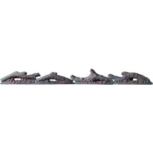 Electric Fireplace Wall Fireplace Recessed Electric Fireplace Synthetic Resin Decoration Electric Transparent Logs Flame Suitable for 42" Electric Fireplaces, 4 Pieces