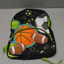 BTOOP Toddler Backpack Boys Cute Kids School Backpack Preschool Kindergarten Bookbags Nursery Daycare Toddler Bags (Black-blue Off Road Vehicle)