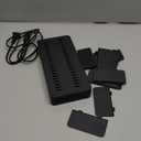 100W 10-Port Smart Charging Station | 5 USB-A & 5 USB-C Ports | Organized Design for Cellphones, Tablets, Watches & More (Black)