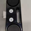 Toothbrush Holder,Multi-Functional Wall Mounted Toothbrush Holder,Toothpaste Dispenser for Bathroom with 2 Toothpaste Squeezers,5 Toothbrush Slots and 4 Cups(Black)