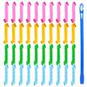 FEPITO 40 Pack Spiral Hair Curlers and Wave Styling Kit - No Heat Curlers and Hooks for All Lengths, 30cm/ 12inch