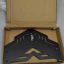 JOYTUTUS Fuel Door Hinge Mount Bracket Compatible with 2007-2026 Wrangler JK JL & Gladiator JT, Gasoline Pack Mount Backing Plate Kit Gas Can Mount Kit, Holds 2 Gal Gas Can Container