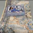 TOPRUUG Washable Runner Rug 2x12 - Hallway Runner Rug Kitchen Rugs and Mats Non Skid Washable Waterproof Carpet Runner for Living Room Bedroom Bathroom (Blue, 2X12)