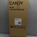 Candy Cordless Vacuum Cleaner,45Mins Vacuum Cleaners for Home,Stick Vacuum,Strong Suction,Removeable Battery,Anti-Tangle,One Click Clean,Lightweight Handheld for Hardwood Floor Carpet Pet Hair Car (Purple)