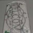 AHYS Metal Welcome Sign for Front Door Front Porch Vintage Welcome Door Sign for Indoor Outdoor Wall Decor