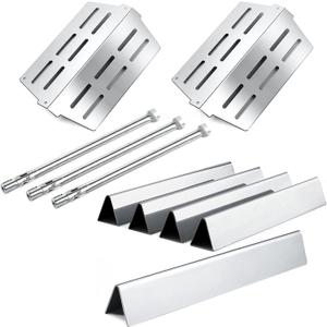7620 7621 Flavorizer Bars 65505 Heat Deflectors 62752 Grill Burner Replacement Parts for Weber Genesis Grill Parts 300 Series with Front Control E-310 E-320 E-330 S-310 S320 S-330 EP-310 EP-320 EP-330
