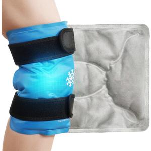 Ice Pack for Knee Pain Relief, Reusable Gel Ice Wrap for Leg Injuries, Swelling, Knee Replacement Surgery, Cold Compress Therapy for Arthritis, Meniscus Tear, Sports Injuries (Large)
