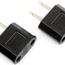 220 to 110 Travel Adapter (Korea to USA) Set of 2