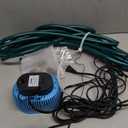 Pool Cover Pump Automatic On Off, 850 GPH Automatic Pool Cover Pumps Above Ground With 5 Hose Adapters, 23 FT Drain Hose, 25 FT Power Cord, Water Pump for Draining of Pool Covers, Ponds, Tubs