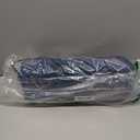 32.68" Extra Wide Sleeping Pad for Camping, Camping Mattress with Pillow, Inflatable Sleeping Pads with Built-in Foot Pump, 5.11" Thickened Sleeping Mat for Backpacking Hiking Tent (Blue)